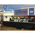 YEESO outdoor mobile led advertising stage container,YES-C40 LED container for sale!